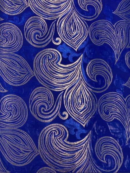 FLORAL SEGO ROYAL BLUE