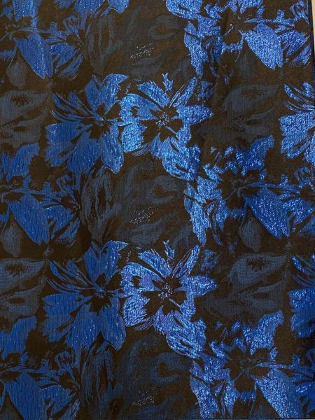 FLORAL SEGO ROYAL BLUE/SKY BLUE